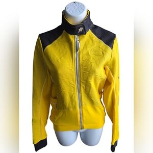 Assos Women's UmaJack Long Sleeve Jacket Yellow Black Size S